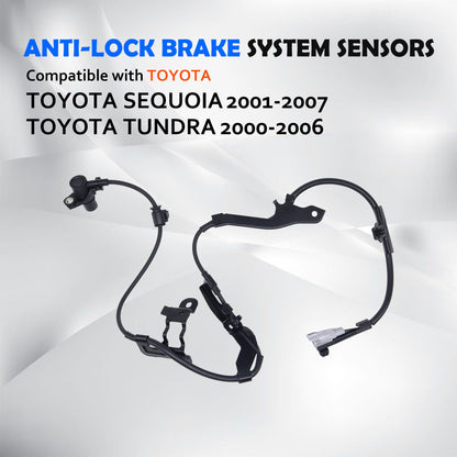 HiSport Front Right Left ABS Wheel Speed Sensor - Compatible with 2007 2008 2009 2010 2011 Honda CR-V Replaces ALS1598