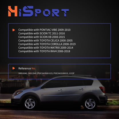 HiSport HVAC AC Heater Blower Motor Resistor - Compatible with Pontiac Vibe Scion TC XB Toyota Celica Corolla Replaces 8713802110 8713826160