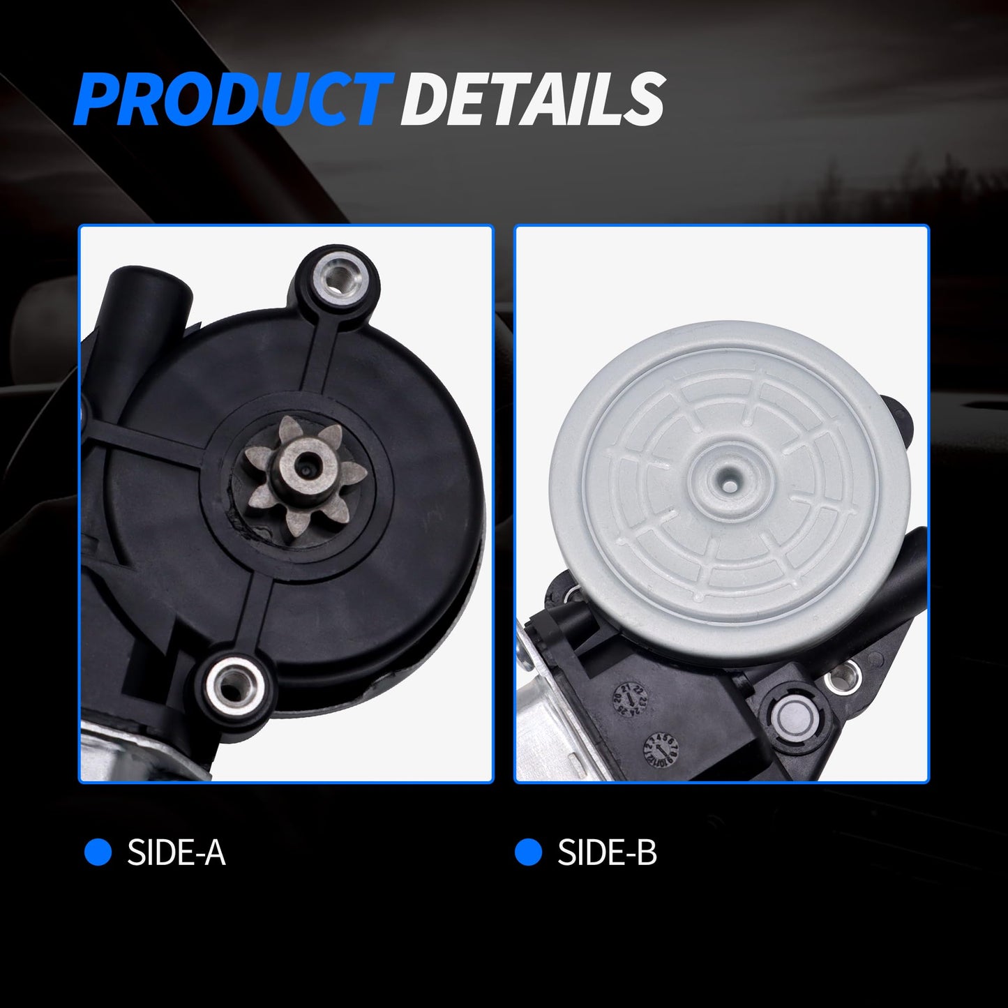 HiSport 85710AE010 742-609 Power Window Lift Motor Compatible with Toyota Tacoma 2005-2015 Tundra 4Runner RAV4 Camry Compatible with Scion tC xB xD