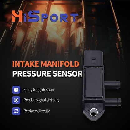 HiSport Difference Intake Air Pressure Sensor - Compatible with Audi A3 A5 A6 A6 Quattro Q3 TT Compatible with Volkswagen Beetle Golf Jetta Passat - Replace 03L906051B