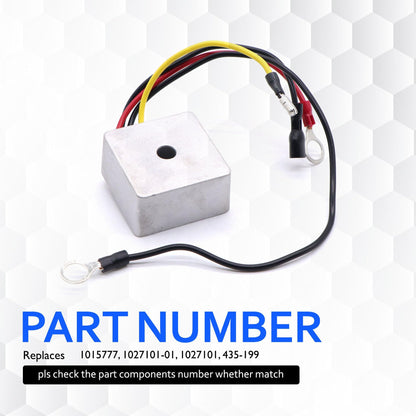 HiSport 1015777 Voltage Regulator Rectifier Compatible with 1992-Up Club Car Gas DS & Carryall Gas Golf Carts Karts 1992, 1993, 1994, 1995, 1996, 1997, 1998, 1999, 2000, 2001, 2002, 2003, 2004-2007