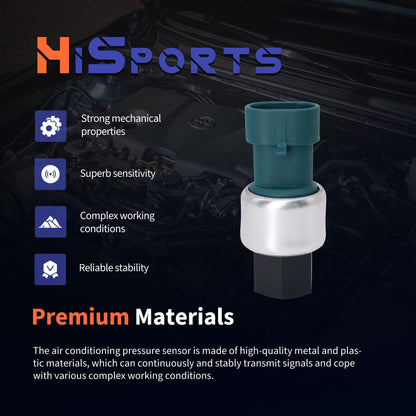 HiSport HVAC A/C Clutch Cycle Switch - Compatible with Ford Contour Crown Lincoln Blackwood Continental Mercury Monterey Replaces SW 11427C