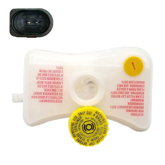 HiSport 8E0611301G Brake Master Cylinder Reservoir Compatible with Audi Audi A4 2007-2009, A6 2007-2011, RS4 2007-2008, S4 2007-2009, S6 2007 2008 2009 2010 2011 Replace 8E0611301C 8E0611301E