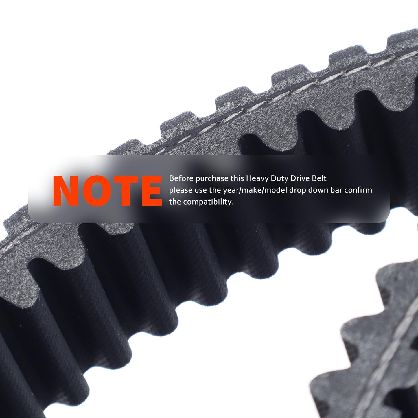 HiSport 59011-0003 Heavy Duty Drive Belt - Compatible with Kawasaki Brute Force 650 2005-2013 KFX700 2004-2009 Teryx 750 2011 Prairie 360 2003-2012 Replaces 590110003 59011-0019 590110019