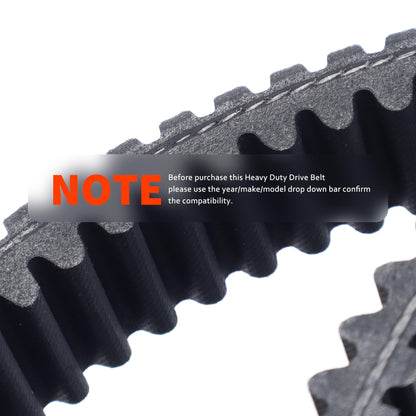HiSport 59011-0003 Heavy Duty Drive Belt - Compatible with Kawasaki Brute Force 650 2005-2013 KFX700 2004-2009 Teryx 750 2011 Prairie 360 2003-2012 Replaces 590110003 59011-0019 590110019
