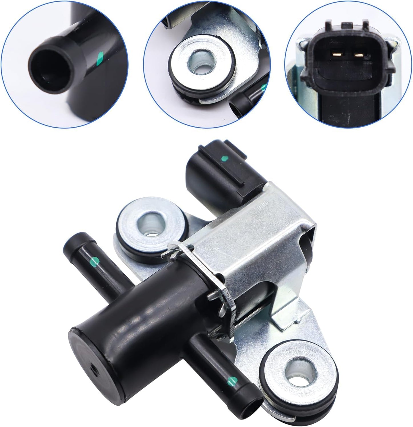 HiSport Vapor Canister Purge Solenoid Valve Compatible with Nissan Sentra 2007-2017, Infiniti FX50 JX35 QX60 QX70, Rogue 2008-2017, Altima, Pathfinder, Murano, GT-R, Maxima Replaces 911-509