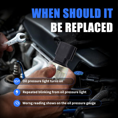 HiSport Oil Pressure Sensor Switch PS417 Compatible with Nissan Altima Armada 2003-2011,Replacement for Infiniti QX56 2004-2006