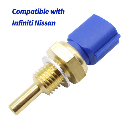 158-0606 Coolant Temperature Sensor Compatible with Infiniti EX35 FX45 G20 25 37 I30 M56 Q50 60 70 QX80, Replacement for Nissan Armada Quest Titan Rogue Sentra Versa Maxima Altima 22630-0M200 TX78