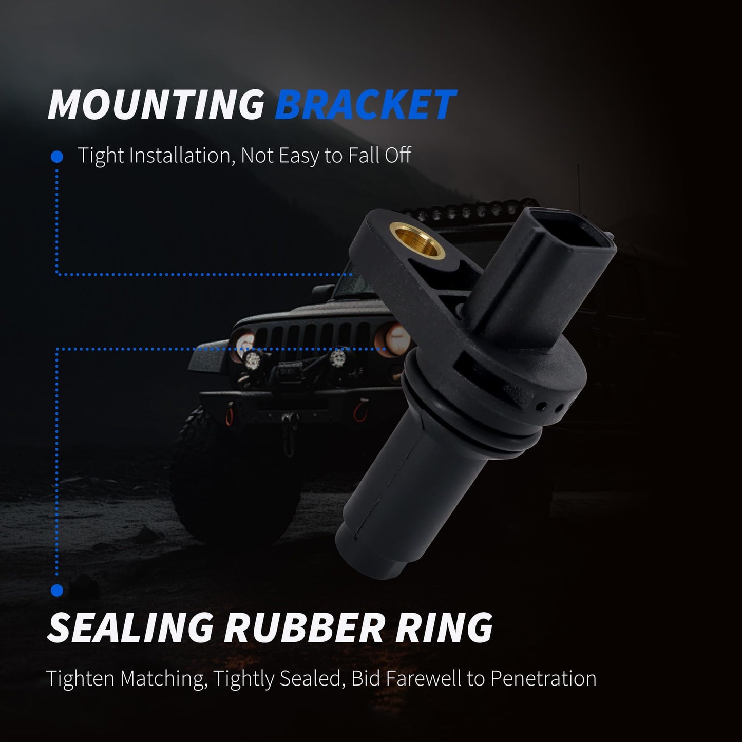 HiSport 23731-JA10C Crank Crankshaft Position Sensor Compatible with Nissan 350Z 370Z Altima Maxima Murano Pathfinder Quest, Infiniti G35 G37 EX35 FX35 M35 QX50 Replace 23731-JA10B, PC791, 907853