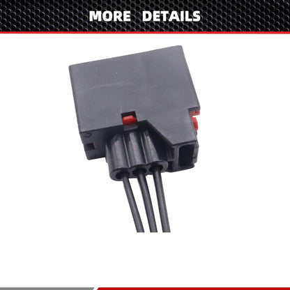 HiSport 68065016AB Front Turn Signal Light Connector Plug Pigtail Wire Harness Compatible with Jeep Wrangler JK 2007 2008 2009 2010 2011 2012 2013 2014 2015 2016 2017 2018