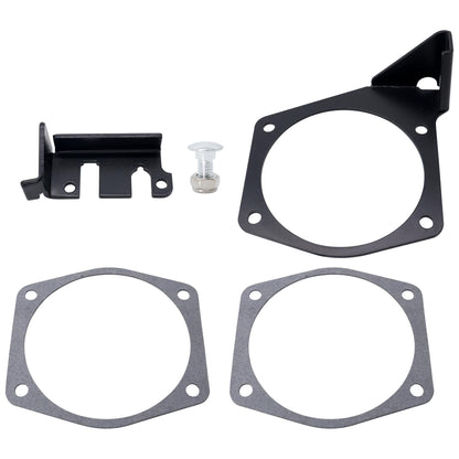 HiSport 81012 4-Bolt Throttle Cable Bracket - Intakes 92MM-102MM Compatible with Chevrolet Camaro Corvette Trailblazer SSR Impala Cadillac CTS XLR Pontiac G8 GTO Replaces 81042 81001 81002 81003