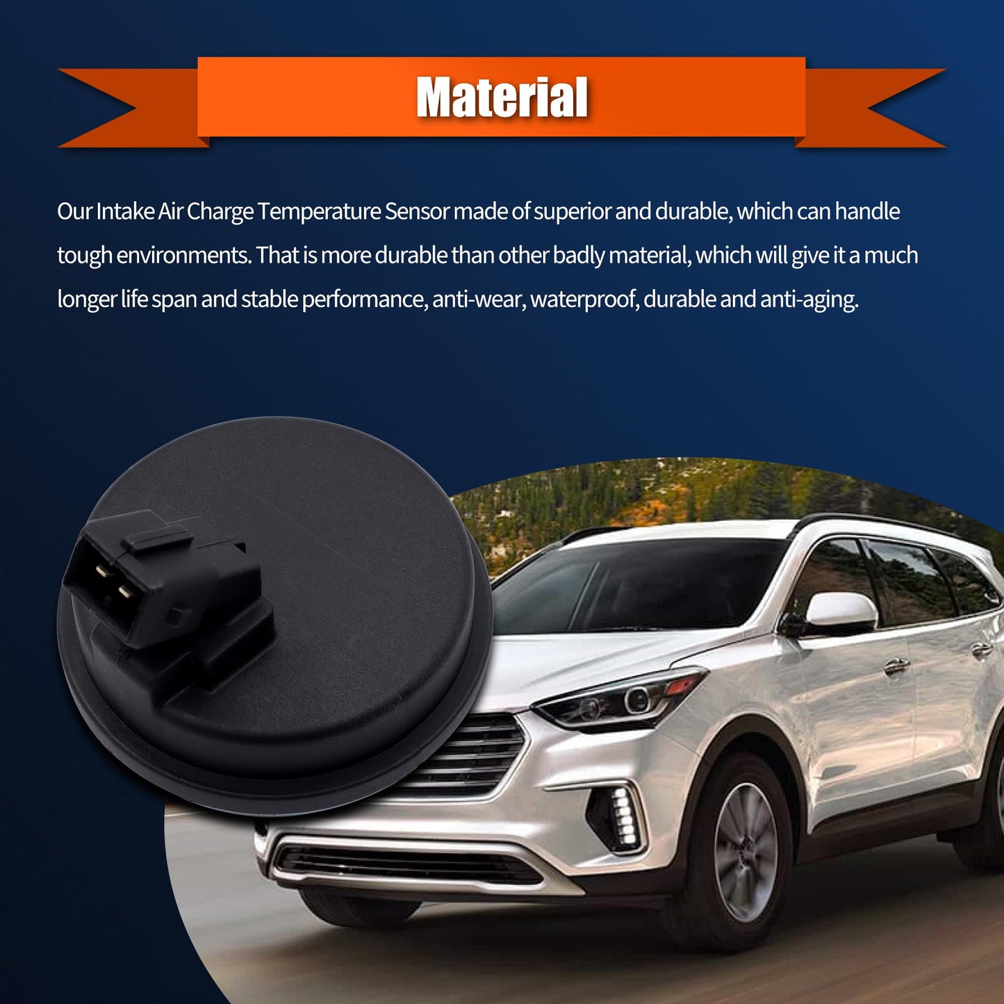 Hisport ABS Wheel Speed Sensor 58980F9000 Rear Driver and Passenger Side - Compatible with Hyundai Accent 2019-2021 Kia Rio 2019-2020