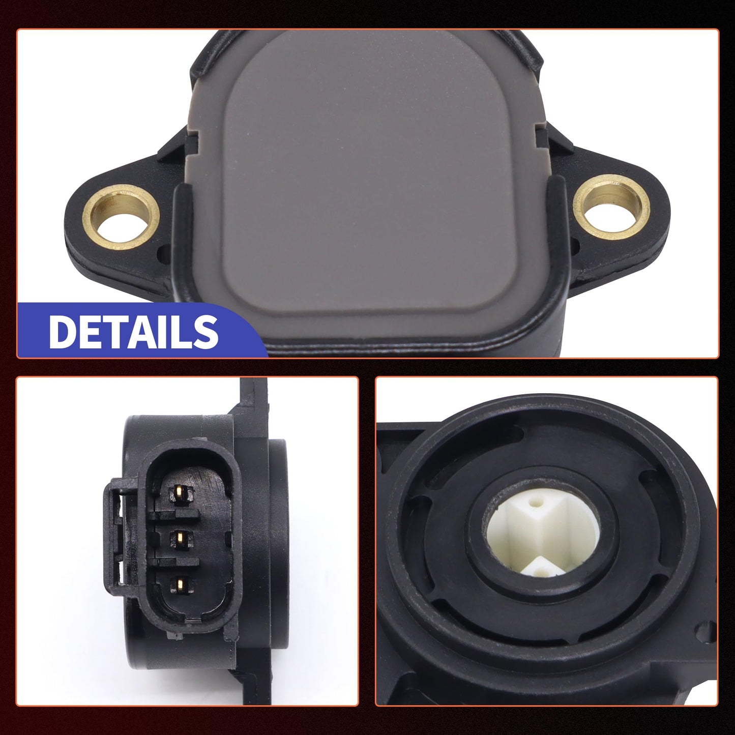 HiSport Throttle Position Sensor Compatible with Toyota Corolla Tacoma Tundra 4Runner Vibe 1996-2006 Replaces 977-035 89452-35020 89452-30140 89452-22080