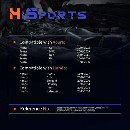 HiSport Transmission Pressure Switches 28600-RKE-004 28600-RAY-003 Compatible with Acura Honda MDX RL Odyssey Pilot Ridgeline 3.5L Automatic Transmission 2ND - 3RD Gear Oil Pressure Sensor Switch