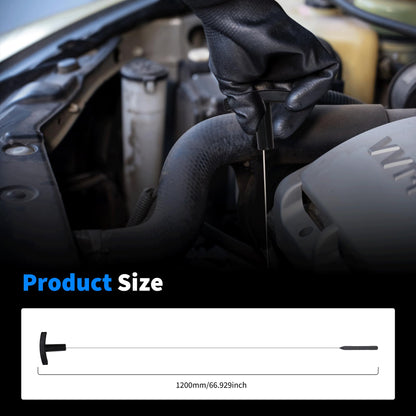 HiSport Engine Oil Dipstick Replacement 3C3Z6750AA 917310 - Compatible with Ford F250 F350 F450 F550 Super Duty Excursion 6.0L V8 Diesel Powerstroke Fluid Level Indicator Dip Stick for Checking Oil