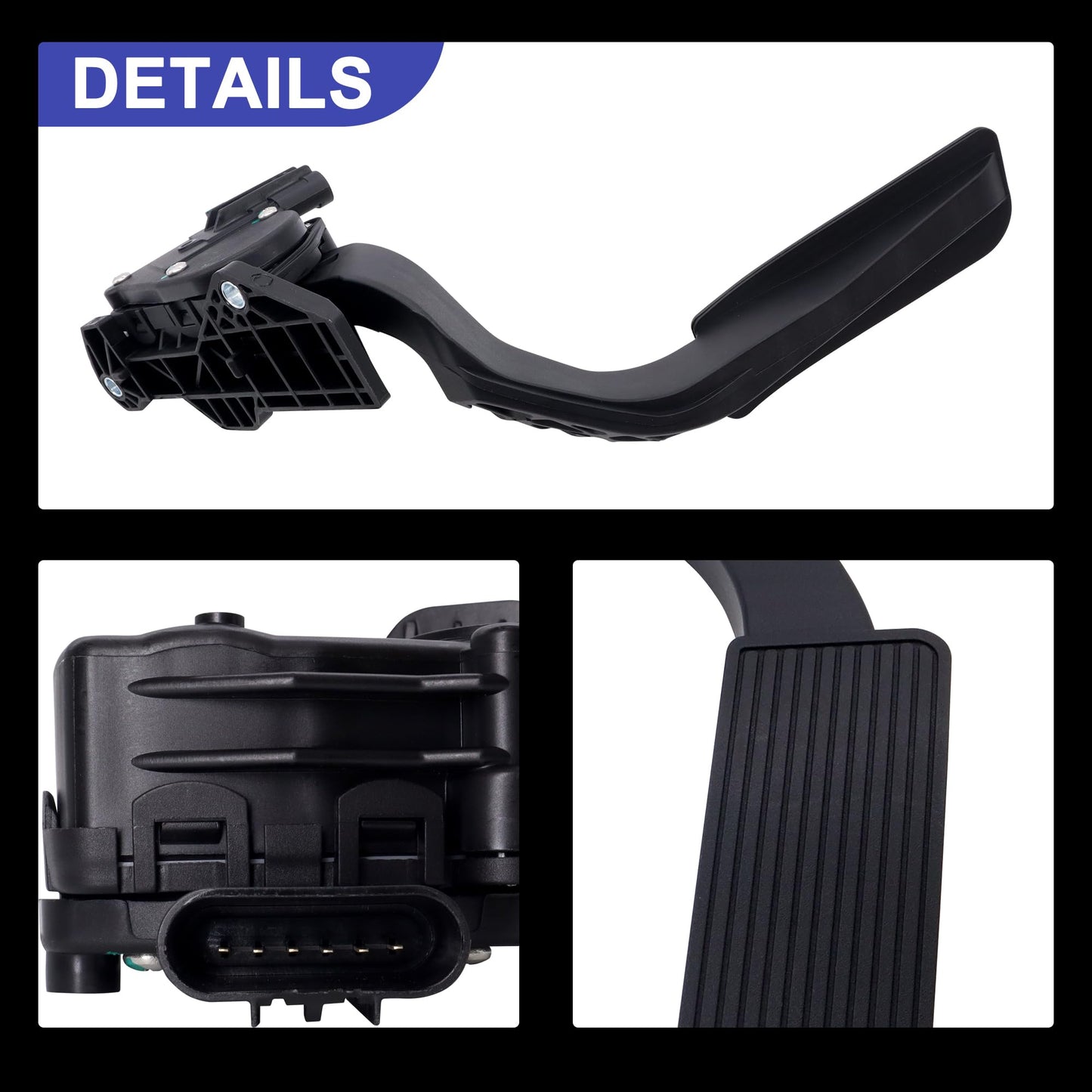 HiSport Acceleration Pedal with Position Sensor 25832864 699-105 15847349 Compatible with Cadillac Escalade & Chevrolet Avalanche Cheyenne Silverado Suburban Tahoe & GMC Sierra Yukon & Hummer H2