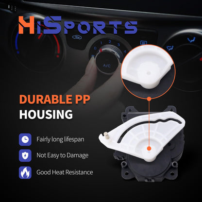 HiSport HVAC Air Door Actuator - Compatible with Lexus 1998-2005 GS300 2001-2005 IS300 1999-2003 RX300 3.0L 1998-2000 GS400 4.0L 2002-2010 SC430 2001-2005 GS430 4.3L - Replace 8710630371