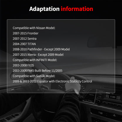 HiSport 25540-ET11E Headlight Signal Fog Light Switch Compatible with Nissan Frontier 2007-2015 Pathfinder 2008-2010 SENTRA 2008-2012 Xterra 2008-2015 Sentra 2008-2012 Turn Signal Fog Light Switch