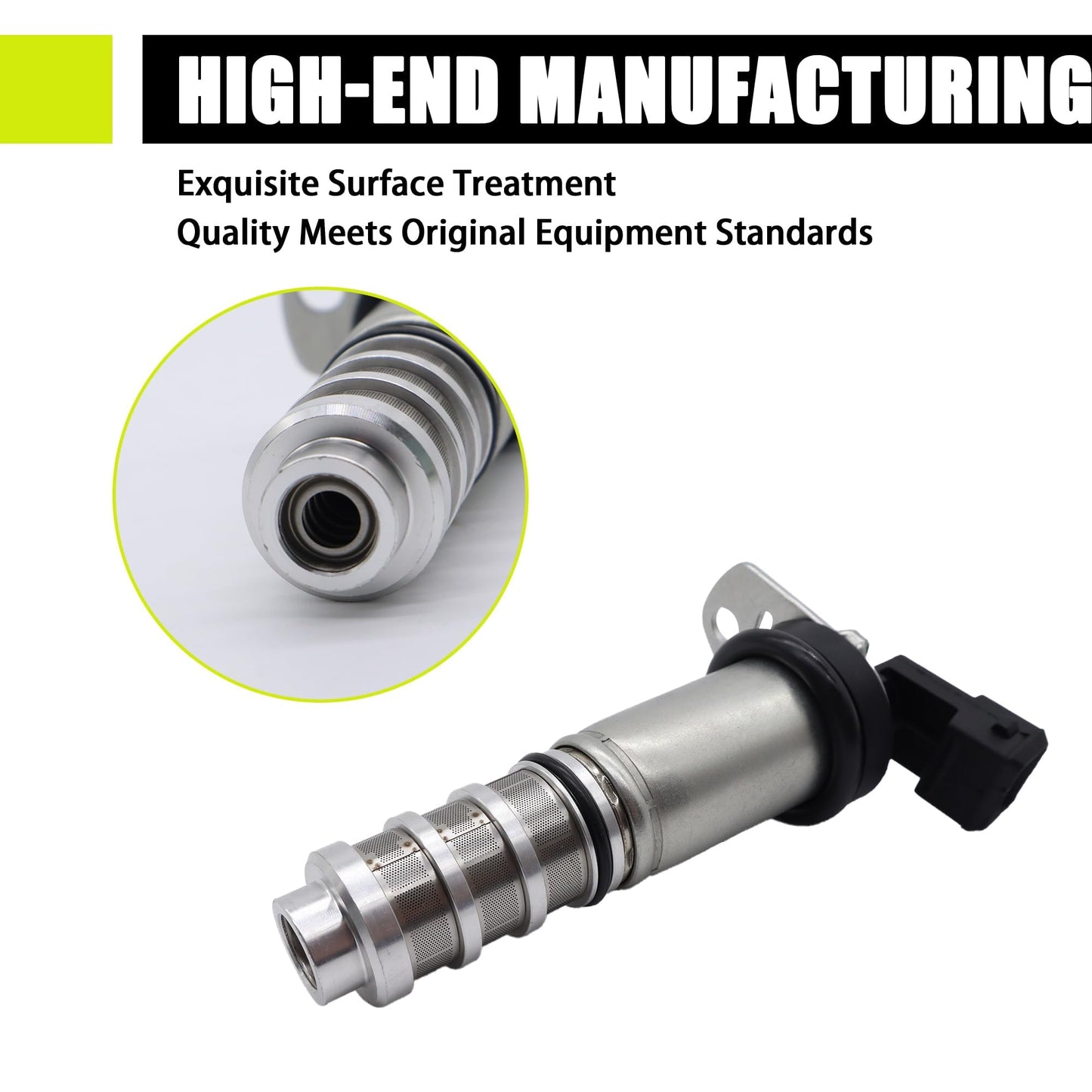 HiSport 11367561265 Engine Variable Valve Timing VVT Solenoid Compatible with BMW X1 X3 X4 X5 X6 135i 135is 335i 435i 535i 550i 640i 740i 760Li ActiveHybrid 3 Alpina B6 Alpina B7 M2 M3 M4 M5 M6 M760i