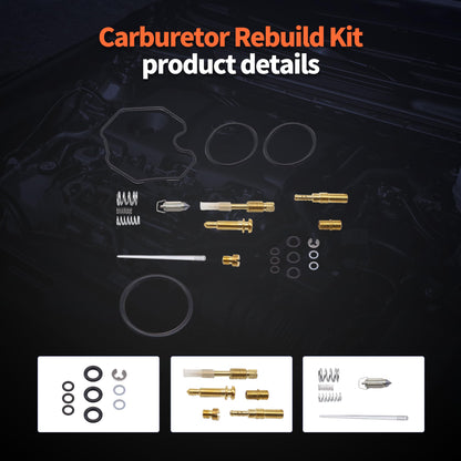 HiSport Carburetor Rebuild Kit - Compatible with Honda Recon TRX250 TRX250ES TRX250EX TRX250TE TRX250TM 1997-2005