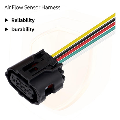 HiSport 22204-0H010 Mass Air Flow (MAF) Sensor Connector Compatible with Lexus ES350 GS350 is F IS250 IS350 RX350, Pontiac Vibe, Scion TC XB XD, Subaru Impreza R, Toyota Avalon Camry Corolla RAV4