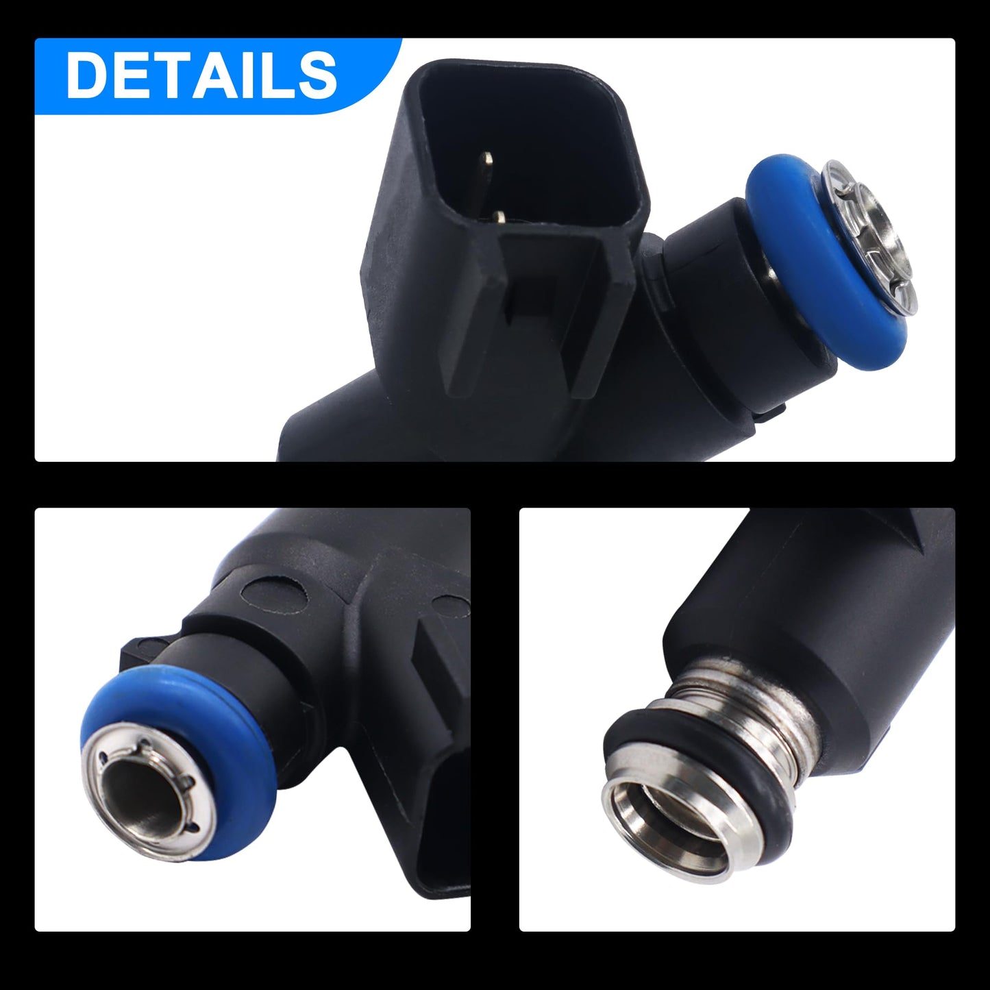 HiSport Fuel Injector 96487553 Compatible with Chevy Aveo 1.6L 2006-2007-2008 Replaces 832-11197 1 PCS