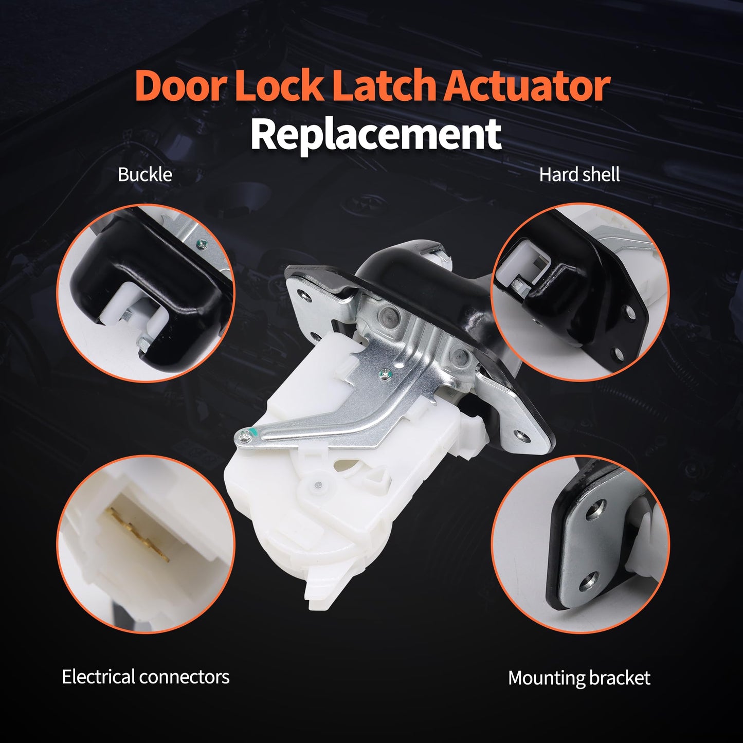 HiSport Rear Tailgate Trunk Lid Latch Lock Actuator 90502-CA00C Compatible with Nissan Leaf 2007-2017,Versa 2007-2012,Rogue 2008-2013,Murano 2005-2007,Replacement for Infiniti EX35 2008-2012