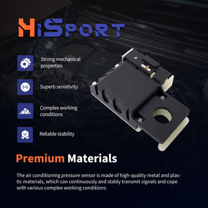 HiSport Brake Light Switch 15038393 Compatible with Chevrolet Silverado/GMC Sierra/Saab 9-7x Replacement for 15128874, 15158767, 15161650, 15163032, SLS-303, 25771554