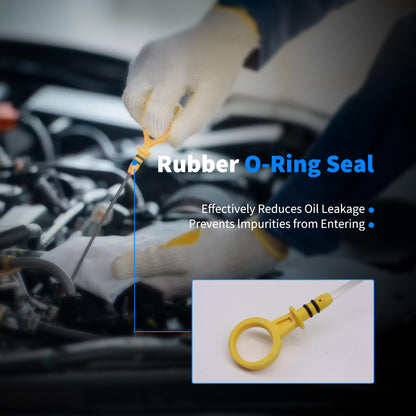 HiSport Engine Oil Level Dipstick - Compatible with Cadillac, Chevrolet, GMC, Hummer Replacement 917-377 8125748880