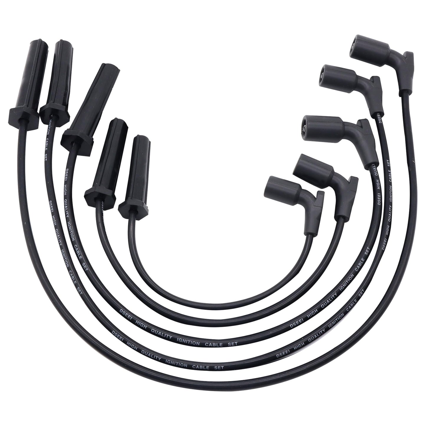 HiSport Spark Plug Wire Set 89018131 Compatible with Chevrolet Pontiac Saturn Relay Torrent Montana G6 Uplander Malibu Equinox 3.4L 3.5L,Replacement for Buick Rendezvous Terraza 2006-2007 V6 3.5L