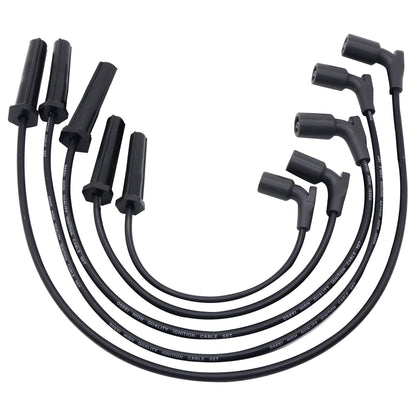HiSport Spark Plug Wire Set 89018131 Compatible with Chevrolet Pontiac Saturn Relay Torrent Montana G6 Uplander Malibu Equinox 3.4L 3.5L,Replacement for Buick Rendezvous Terraza 2006-2007 V6 3.5L