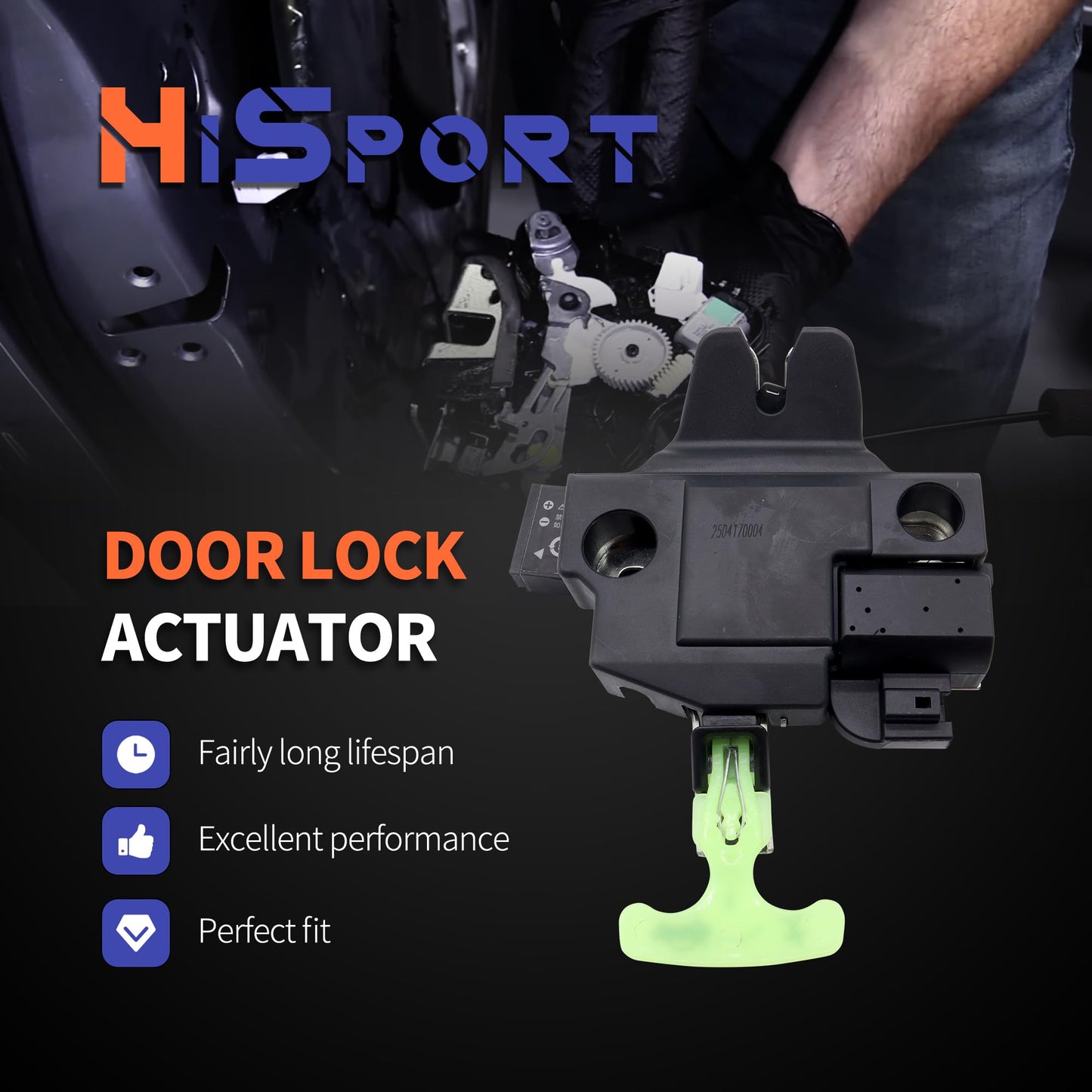 HiSport 64600-06010 Rear Trunk Latch Door Lock Actuator Compatible with Toyota Camry 2.4L 2.5L 3.5L 2007 2008 2009 2010 2011 Replacement for 64600-33120 931-860 931860