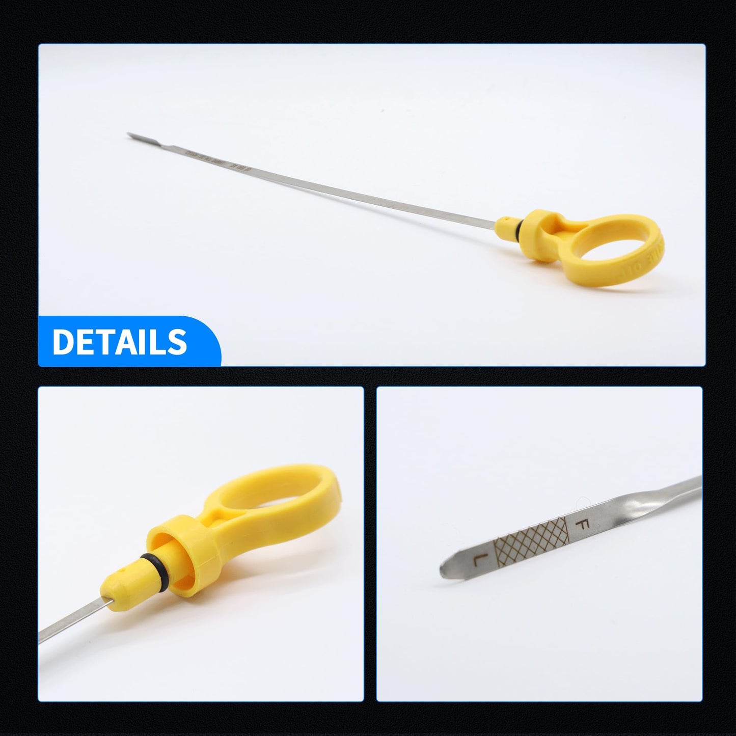 HiSport 24-038-10-S Engine Oil Dipstick Compatible with Kohler CH18-62587,CH18-62592,CH18-62593;CH18GS-62602,CH18GS-62608,CH18GS-62628,CH18GS-62629;CH20-64567,CH20-64594,CH20-6459;CH640,CH730,CH740