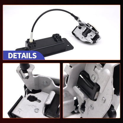 HiSport Tail Back Left Door Latch Lock Actuator 4C3Z78431A03AB Compatible with Ford Excursion 2000-2005 Sport Utility with Handle Cable Latch