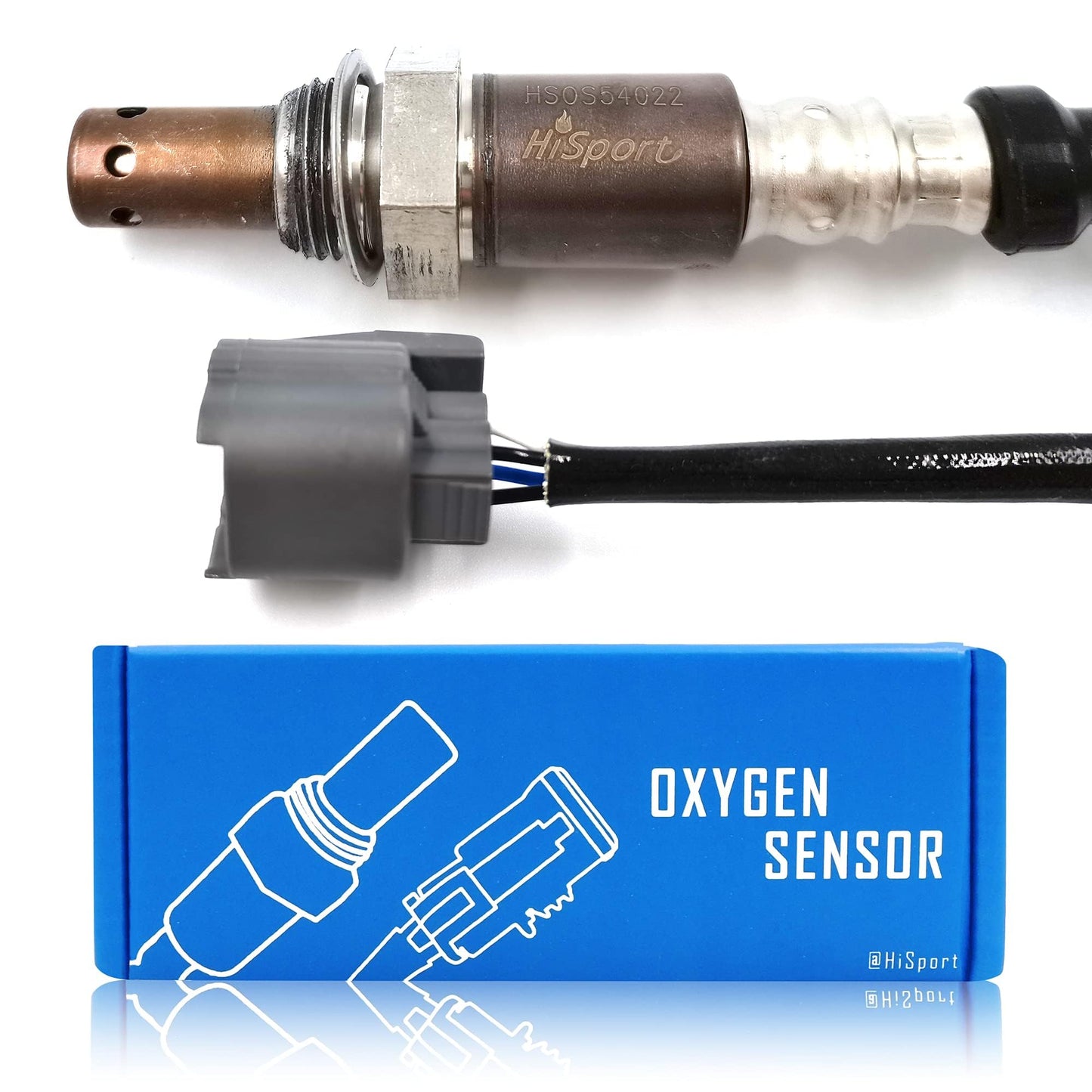 HiSport Oxygen Sensor - Upstream Heated O2 Sensor, 4-Wire Air Fuel Ratio, Sensor 1 Front B1S1 Before Catalytic Converter Located, Compatible with Acura TSX 2.4L 2004-2008 Replacement for 234-9066