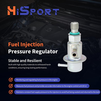 HiSport Fuel Injection Pressure Regulators - Compatible with Toyota 4Runner 1988-1995 Pickup1988-1995 T100 1993-1994 - Replace 23280-65010
