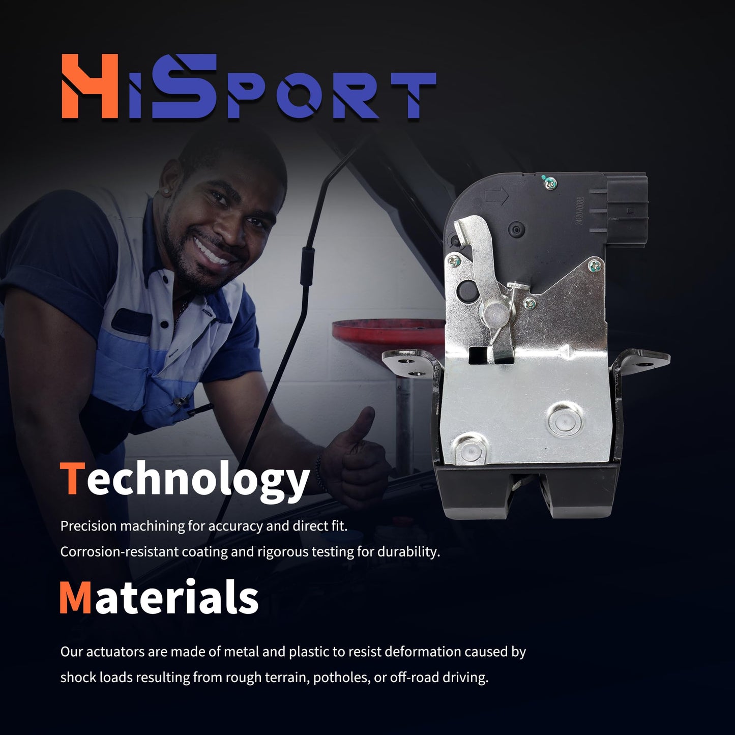 HiSport Tailgate Latch Lock Actuator 81230-2V000 Compatible with Hyundai Veloster 1.6L L4 Engine 2012-2017 Replace 812302V000