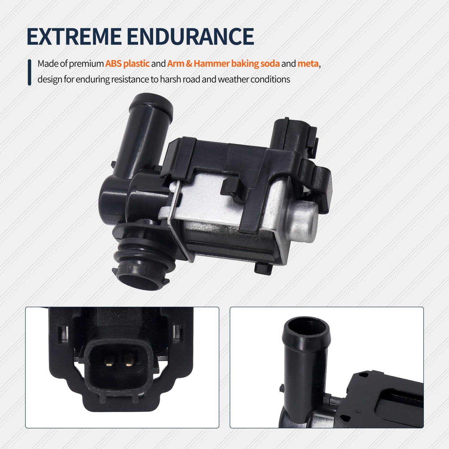 HiSport Vapor Canister Purge Valve Solenoid K5t45786 - Compatible with Infiniti Nissan 2003-2015 - EVAP Vaccum Purge Control Vent Valve 2003-2013 - Replaces 14935-Jf00a 14935-Jf00b