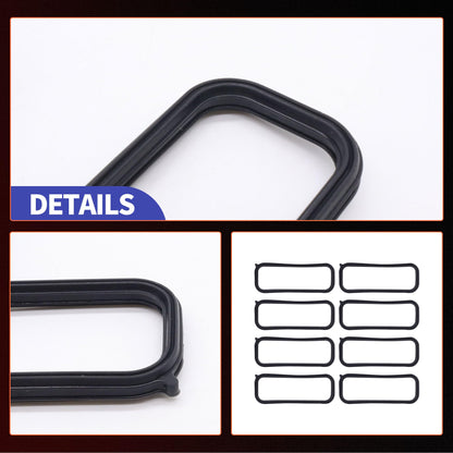 HiSport Fast LSX LS1 LS6 Intake Manifold Seal Orings Gasket Set Compatible with Camaro Corvette LS GTO LM7 LR4 LQ4 L59 LQ9 LM4 L33 Gen III FBody C5 G8 551281 5.7L