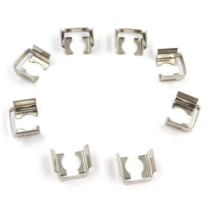 HiSport 89017372 Fuel Injector Metal Retainer Clips Insulator Retainer Kit [8pcs]