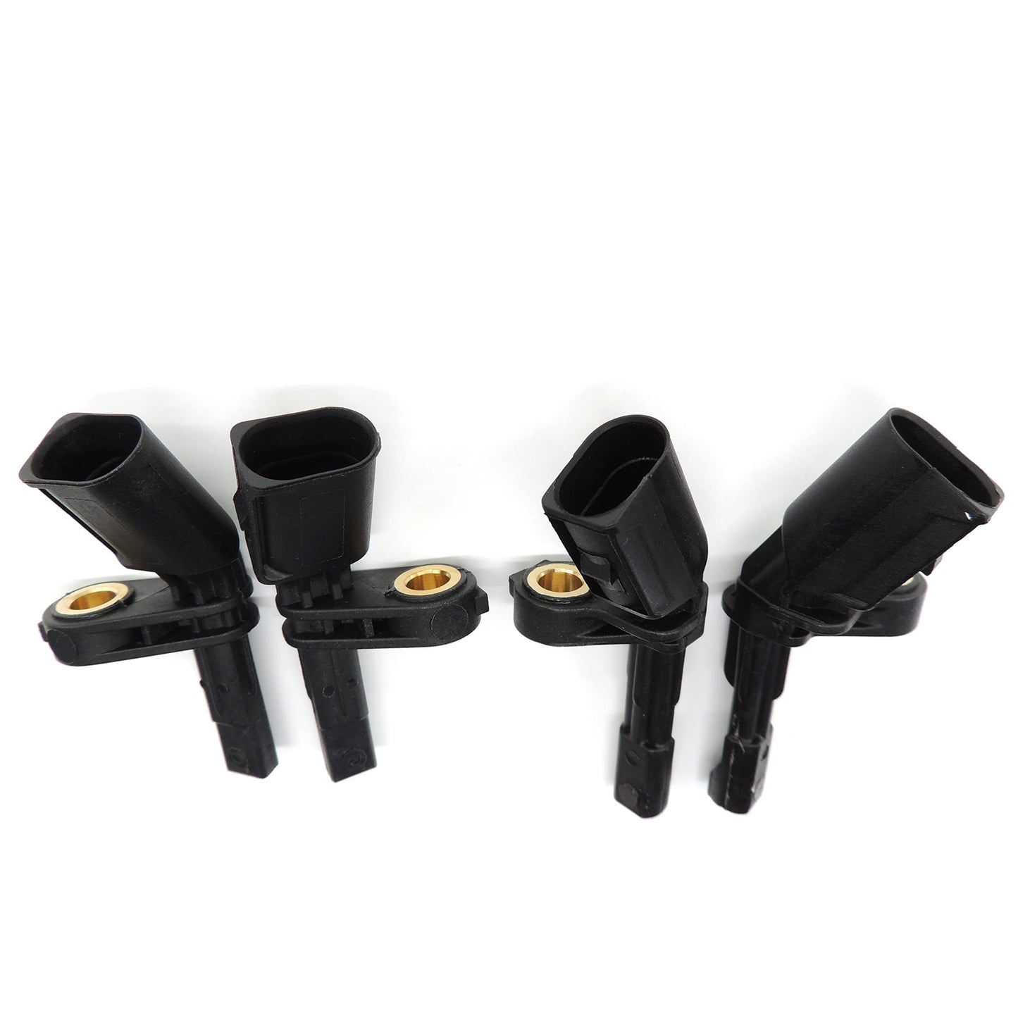 HiSport ABS Wheel Speed Sensor - Front Rear Left & Right Location, Compatible with Audi A3/Q3/TT VW Beetle/CC/EOS/Golf/GTI/Jetta/Passat/R32/Rabbit, Pack of 4