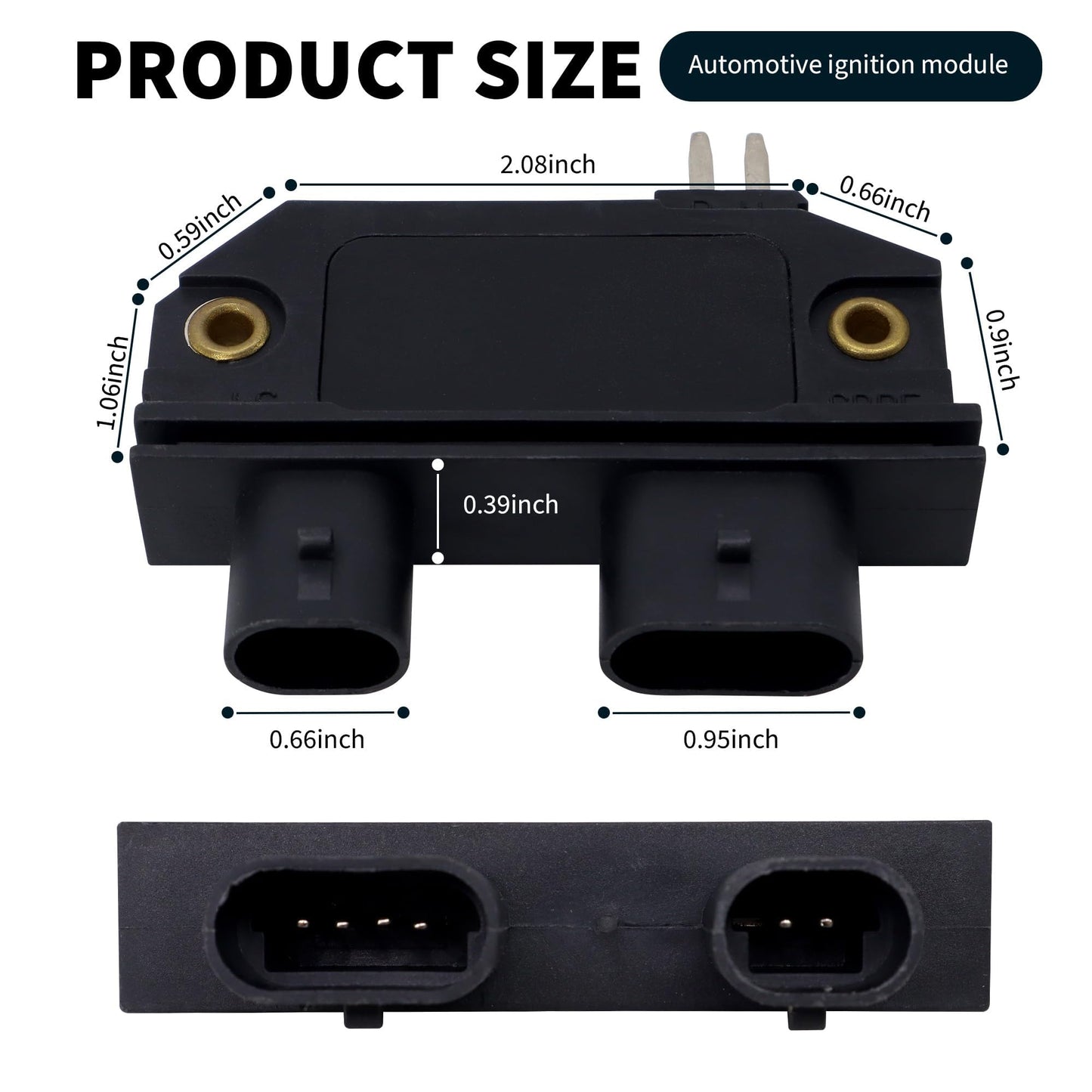 HiSport 10469931 Ignition Control Module Compatible with Buick,Cadillac,Chevrolet,GMC Pickup Suburban Jimmy Safari Sonoma Syclone,Oldsmobile Bravada Custom Cruiser,Pontiac Fiero Firebird Parisienne