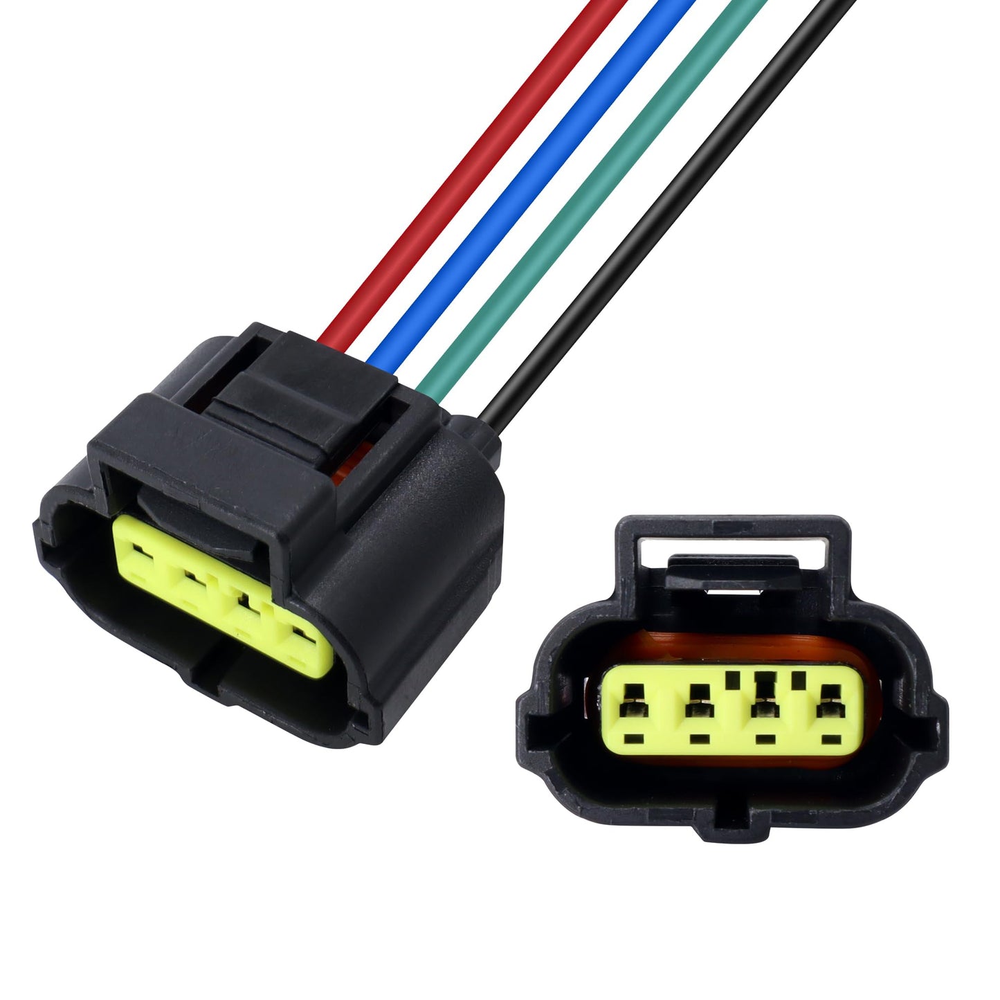 HiSport 4 Pin TPS Idle Air Control Valve Connector Pigtail S1931 90980-10711 Compatible with Dodge Chrysler Toyota Geo Lexus Jeep KIA Mazda Suzuki Chevrolet Hyundai Plymouth Pontiac