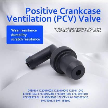 HiSport PCV Valve - Compatible with Honda Accord Odyssey Passport Prelude | Isuzu Axiom Rodeo Trooper | NSX Integra SLX TL CL TL Legend Vigor - Replace 045-0262