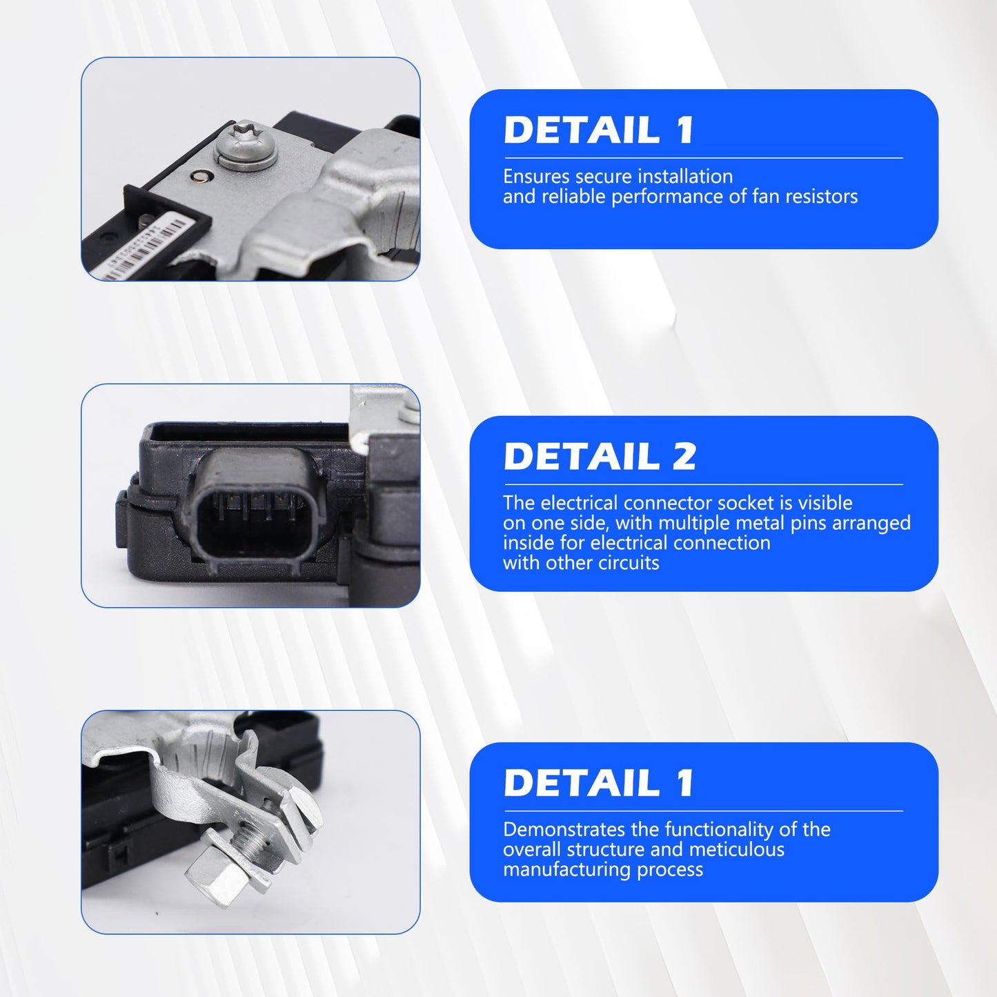 HiSport Battery Current Sensor - Compatible with Acura RLX 2014-2020 Honda Accord 2013-2017 - Replace 38920T2AA02