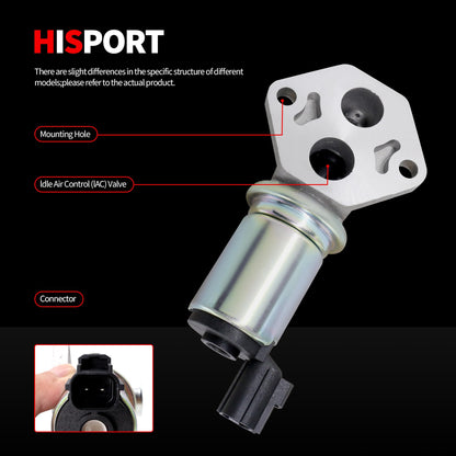 HiSport Fuel Injection Idle Air Control IAC Valve Compatible with Ford Expedition Explorer F-150 F-250 Taurus Mercury Sable Ranger 1997-2002 1U7Z-9F715-AA AC158 AC502 Replacement Part