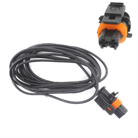 HiSport WPALT41 Billet 96" Resistor Wire Pigtail Converts 12v to Signal - LS Gen IV and LT Gen V - 2 pin Alternators 160A Compatible with 1999 and Newer GM LS Series Engines