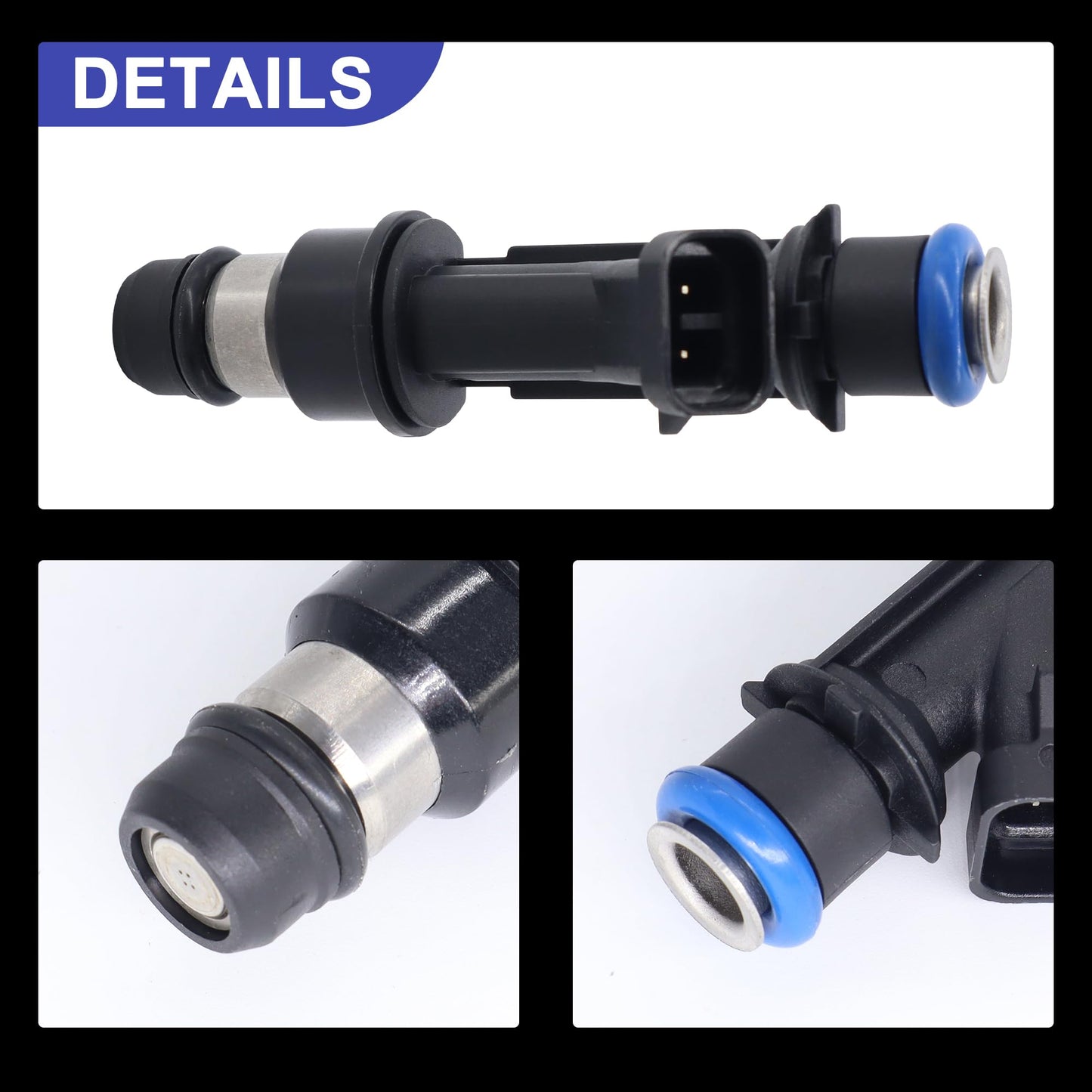 HiSport 12571863 Fuel Injectors Compatible with Chevy Cavalier 2.2 L 2003-2005,Pontiac Sunfire 2.2L 2003-2005 Replace 12571863 4PCS