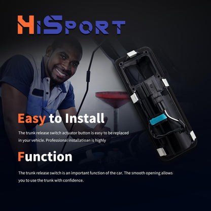 HiSport Rear Tailgate Handle Release Trunk Switch - Compatible with Kia Sportage Replaces 81260-D9010 81260-D3510