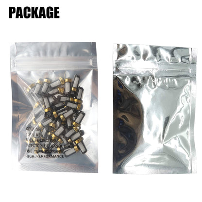 HiSport Fuel Injector Seal Kits Filter Baskets Universal Repair Set CF107 [50 Set]
